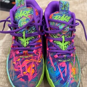 Puma Kids Sneakers - Multicolor with Purple and Green